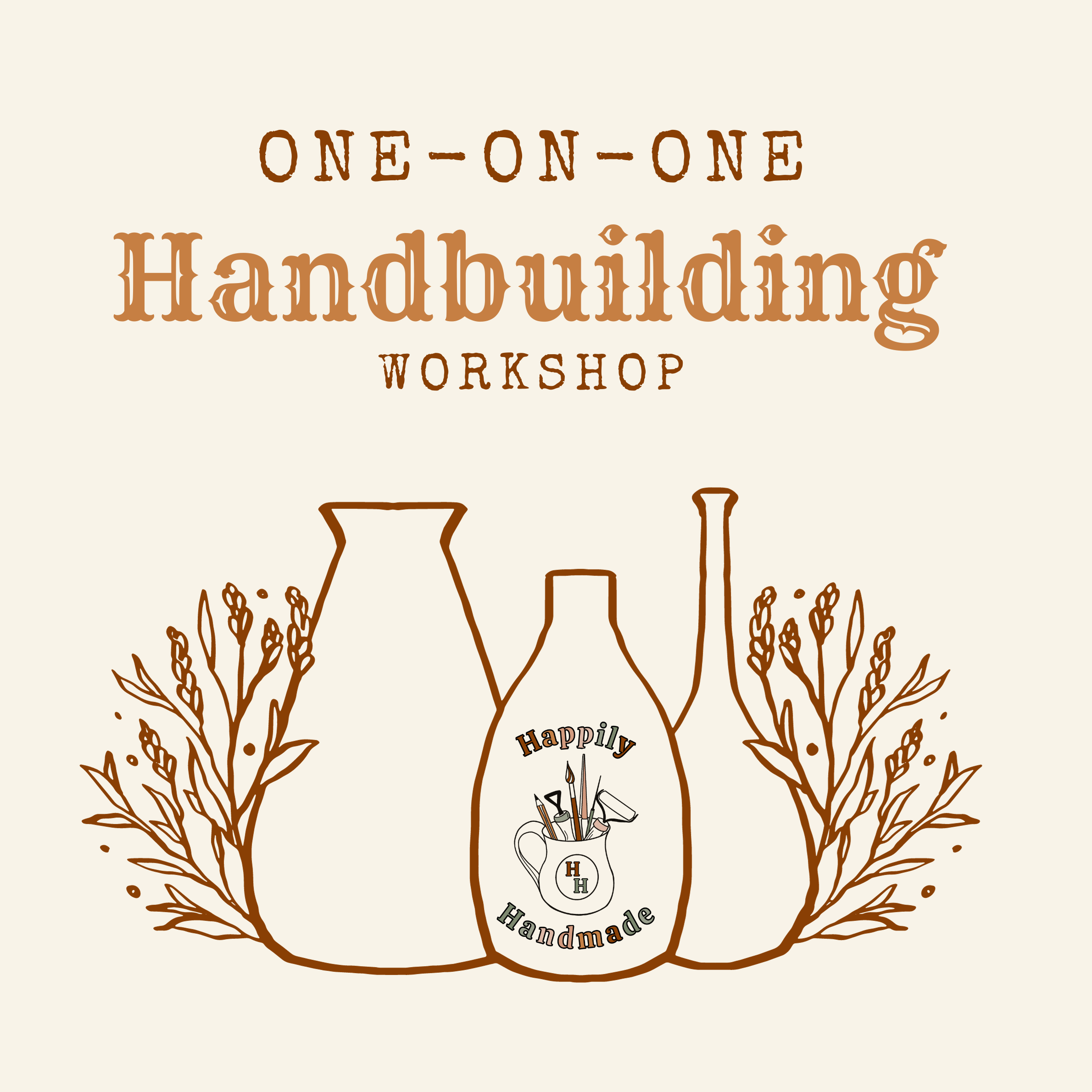 One on one handbuilding workshop 7 weeks happily handmade 815